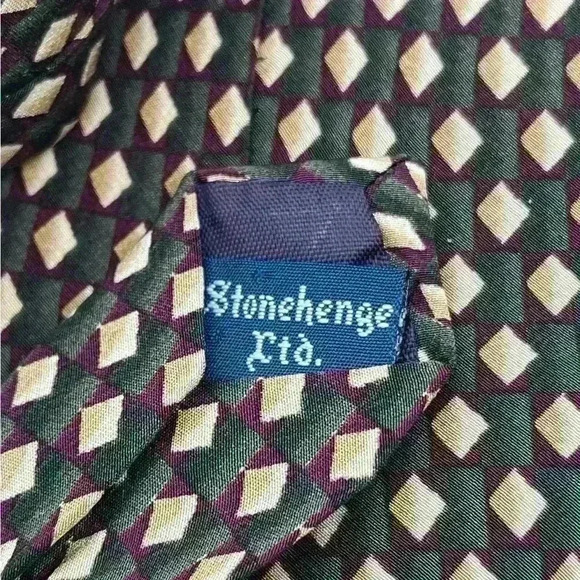 Stonehenge Ltd Men’s Neck Tie Cocktail Collection 100% Silk - Picture 5 of 7